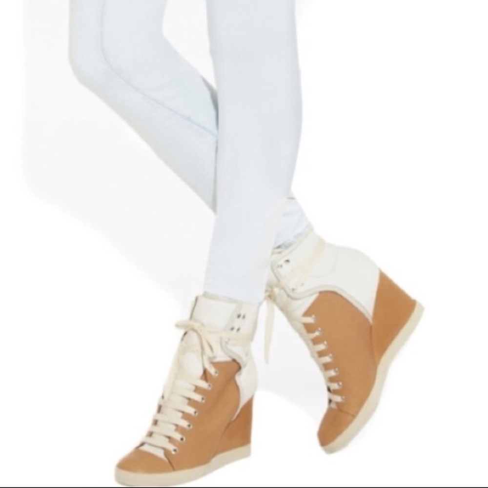 See by Chloé Colorblock Wedge Sneakers - Sz. 37.5 - Picture 6 of 6